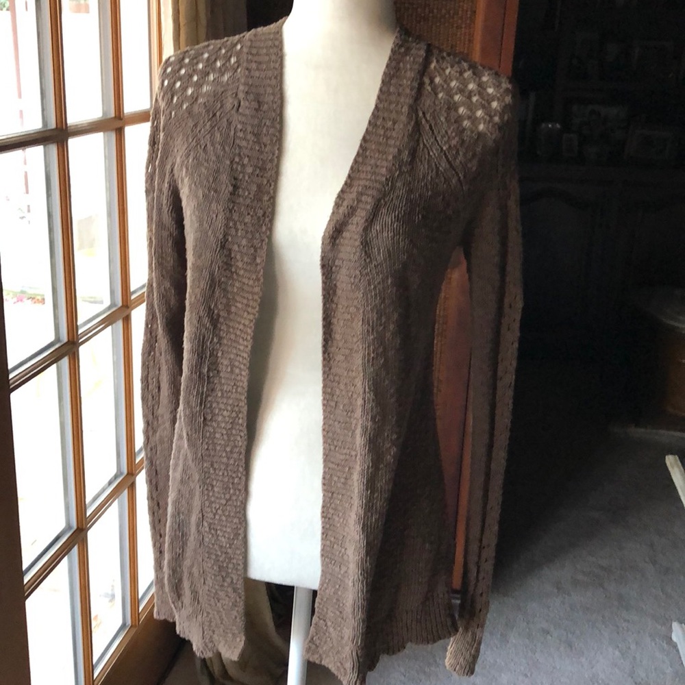 Cotton Open Weave Cardigan